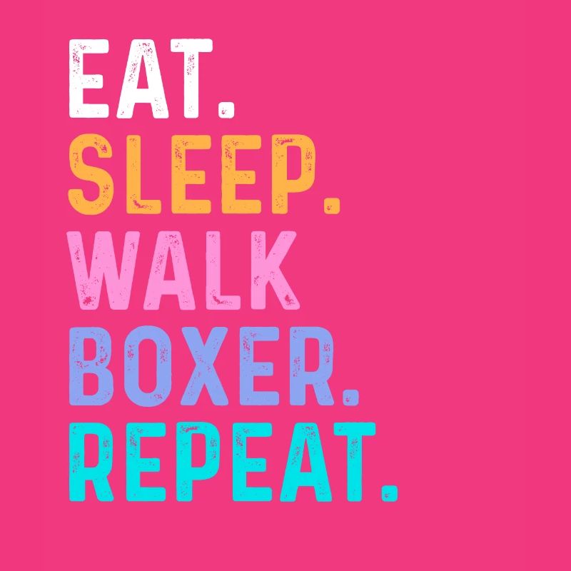 Manger Sleep Walk Boxer Répéter