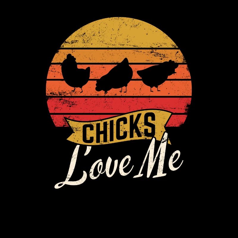 Les poussins m’aiment Le poulet aime l’élevage de poulets