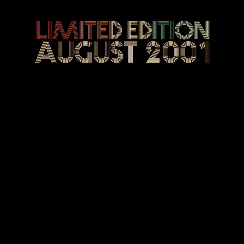 21st birthday August vintage 2001 gift idea
