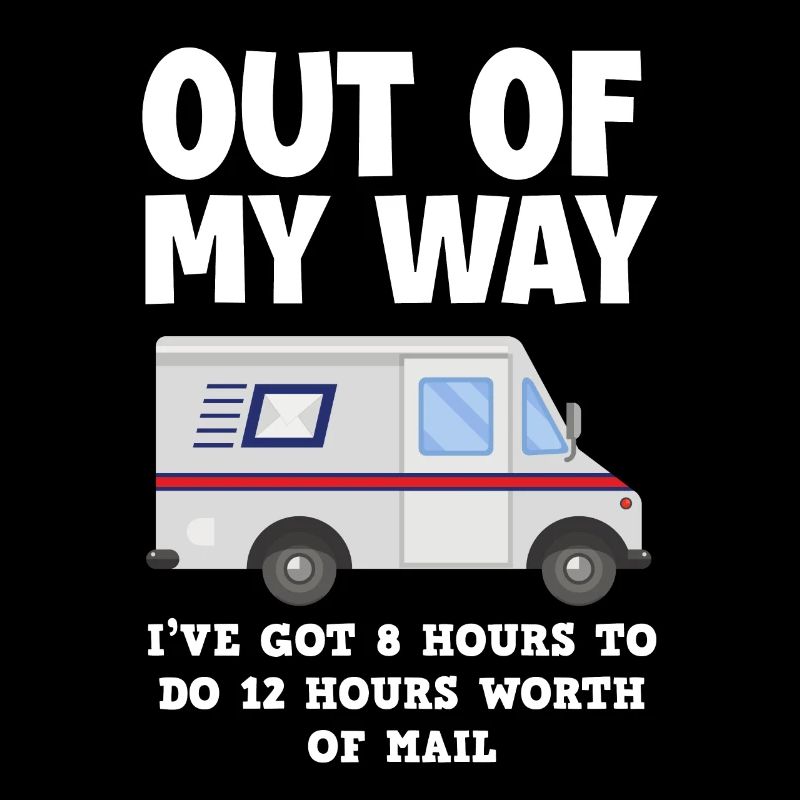 Funny Letter Deliverer Post Post Gifts