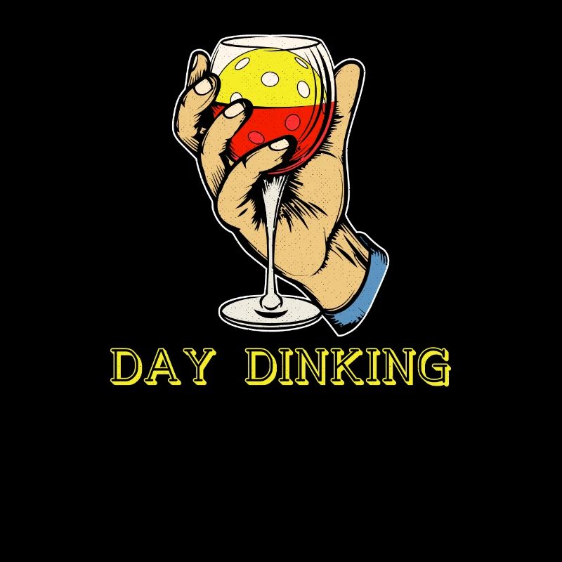 Day Dinking - Lustiger Pickleball Player Paddleball
