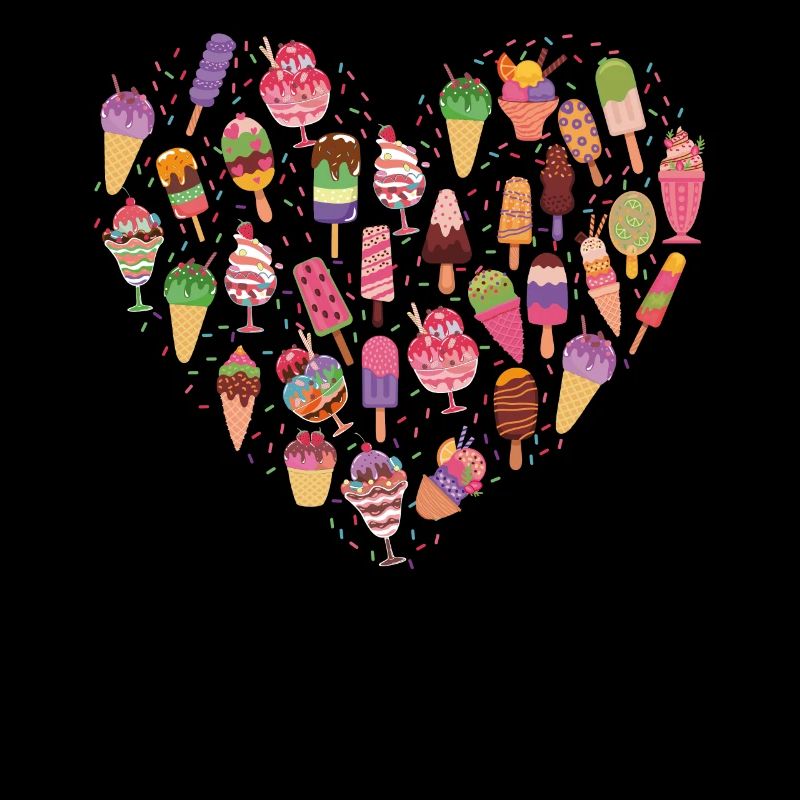 Crème glacée Heart Cone Popsicle