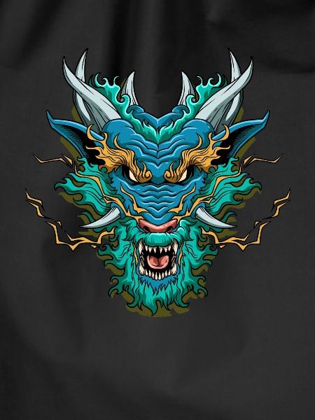 Chinesischer Drachenkopf - Fantasy-Drache