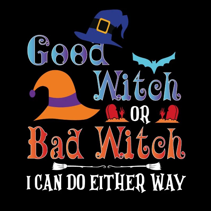 Good Witch Bad Witch Costume Witch Hat Halloween