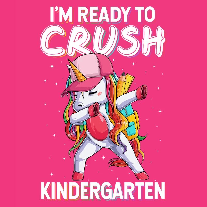 Ich bin bereit, Kindergarten Einhorn zu zerquetschen