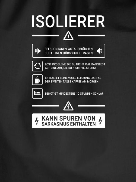 Isolierer I Isolierfacharbeiter oder