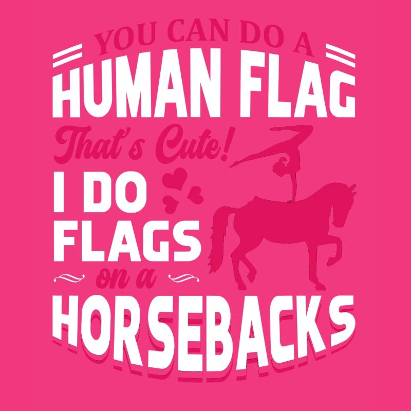 Voûter je fais des drapeaux à cheval