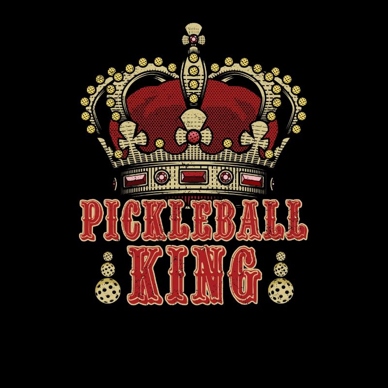 Pickleball King Pickleball Player Paddleball Coach