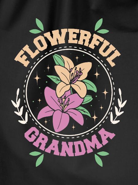 Flowerful grandma