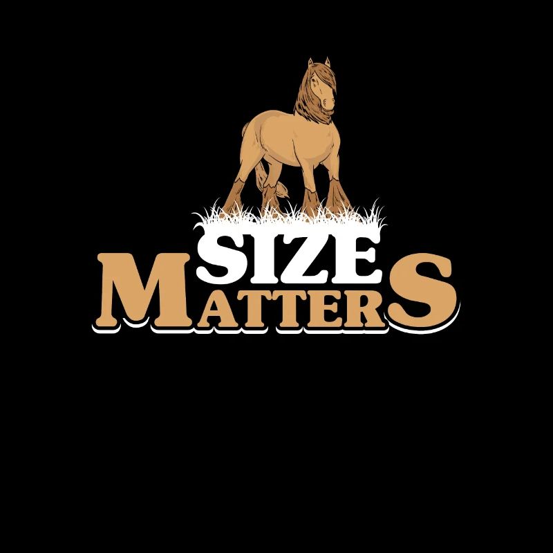 La taille du mème de cheval de trait compte Clydesdale Rider