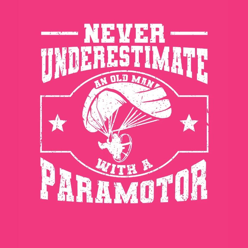 Never Underestimate An Old Man With A Paramotor