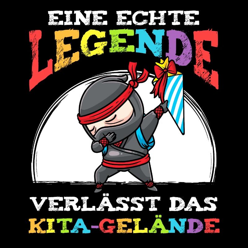 Schulkind Einschulung Ninja