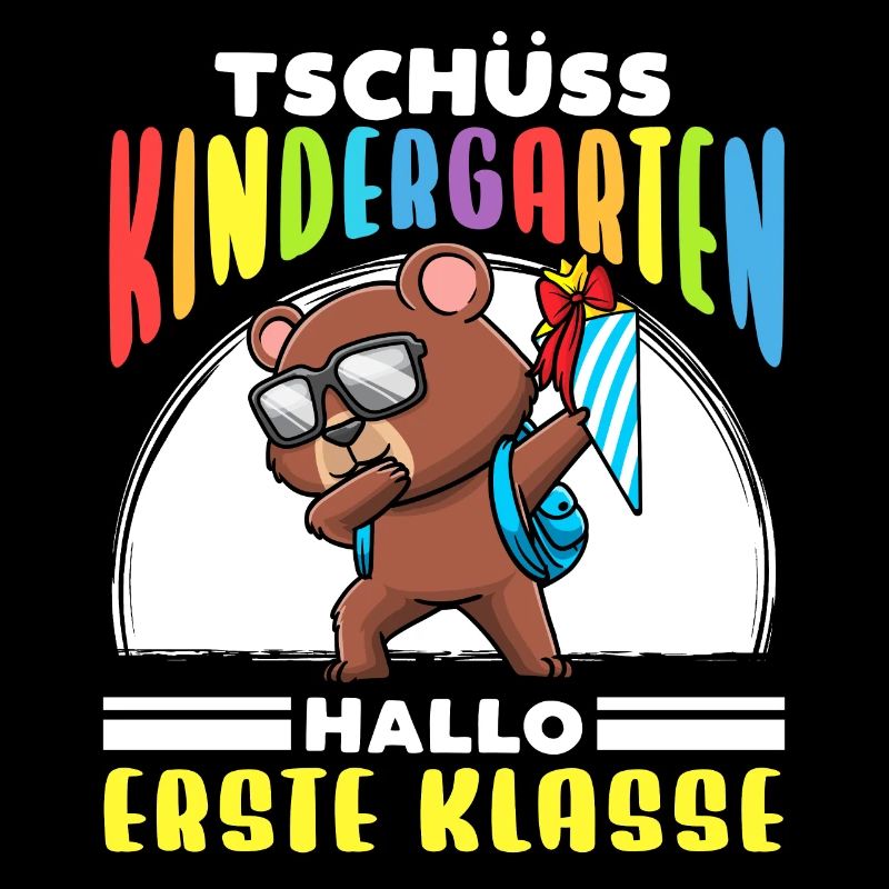 Schulkind Einschulung Bär