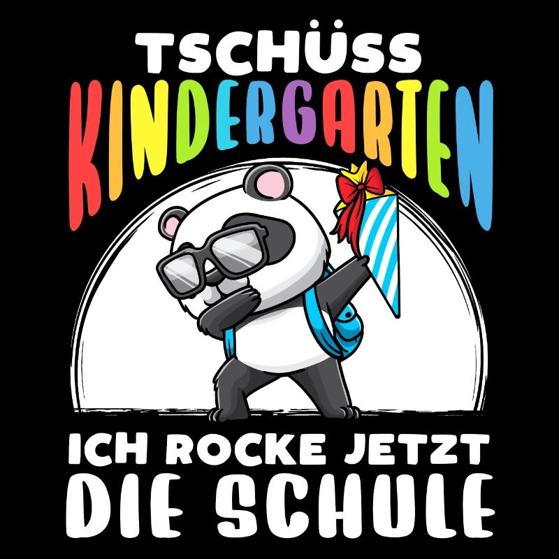 Schulkind Einschulung Panda