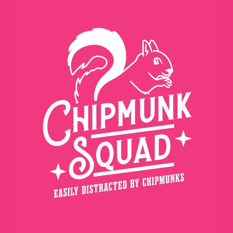 Chipmunk Squad Eichhörnchen Waldtier