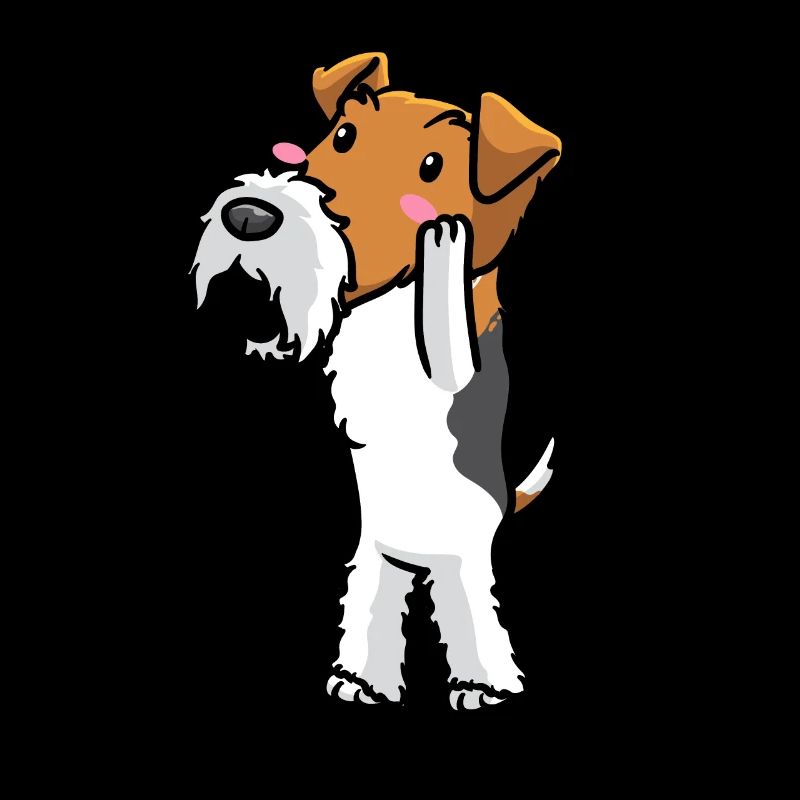 Foxterrier Drahthaar Hund Emoticon Hunde