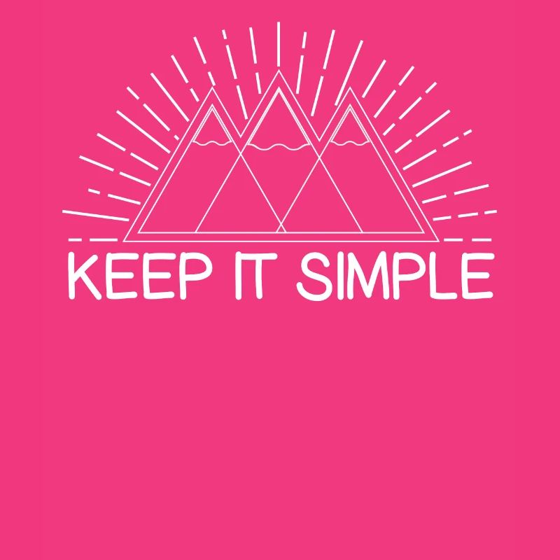 Keep It Simple Line Art Minimalist