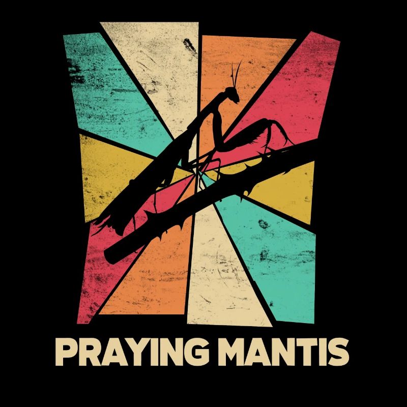 Praying Mantis Insect Bug Collector Silhouette