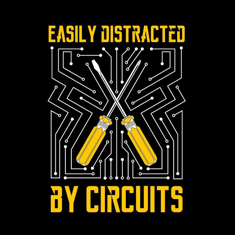 Distracted by Circuits Electrician Electronic