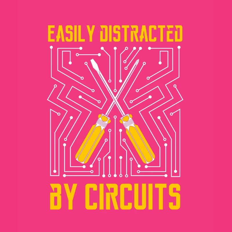 Distracted by Circuits Electrician Electronic