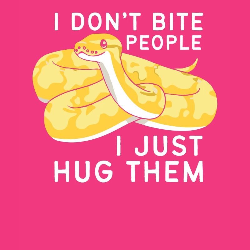 Banana Ball Python I Don't Bite I Hug Only