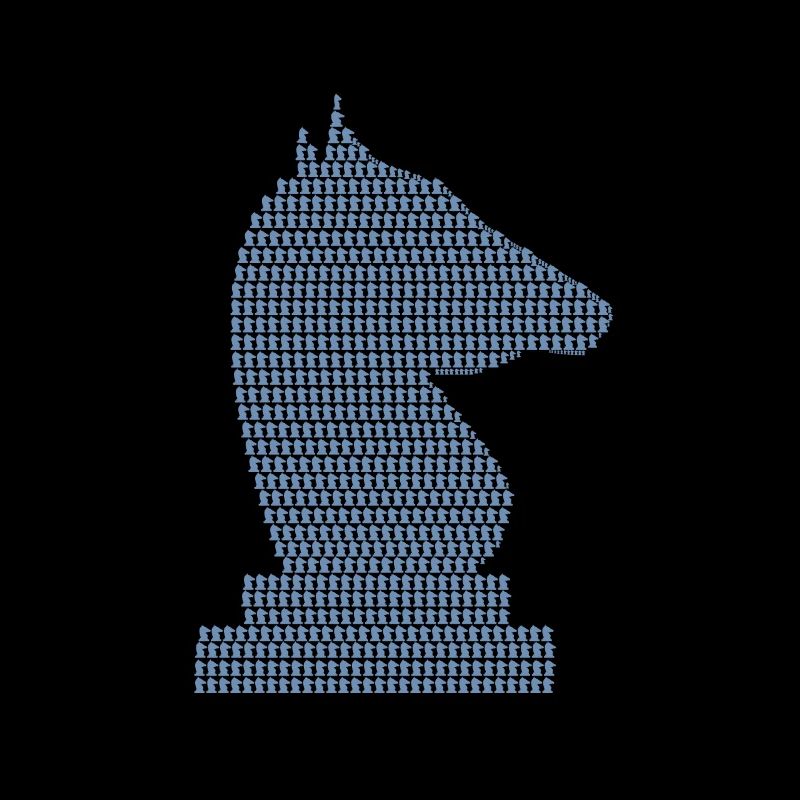 Schachspieler Schach Pferd
