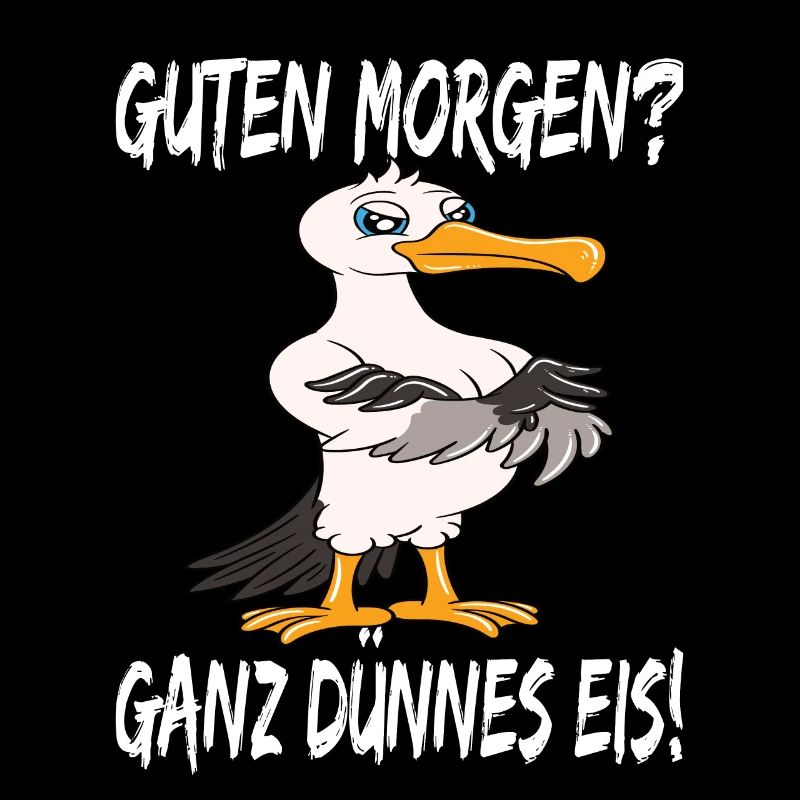 Morgenmuffel Möwe Guten Morgen Ganz Dünnes Eis