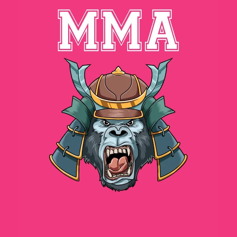 MMA Gorilla Samurai Kopf