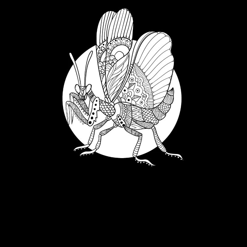 Praying Mantis I Mantis Insect Motif
