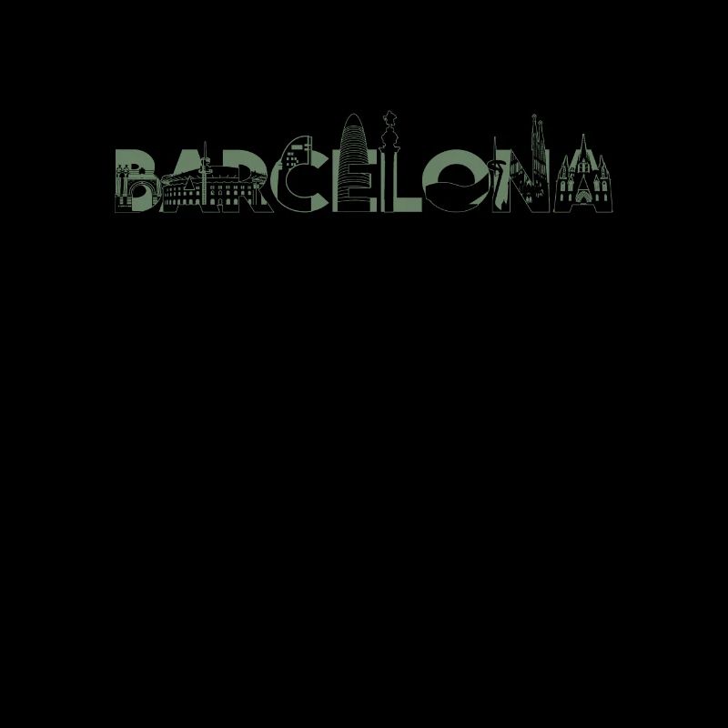 Barcelona Skyline Tshirt
