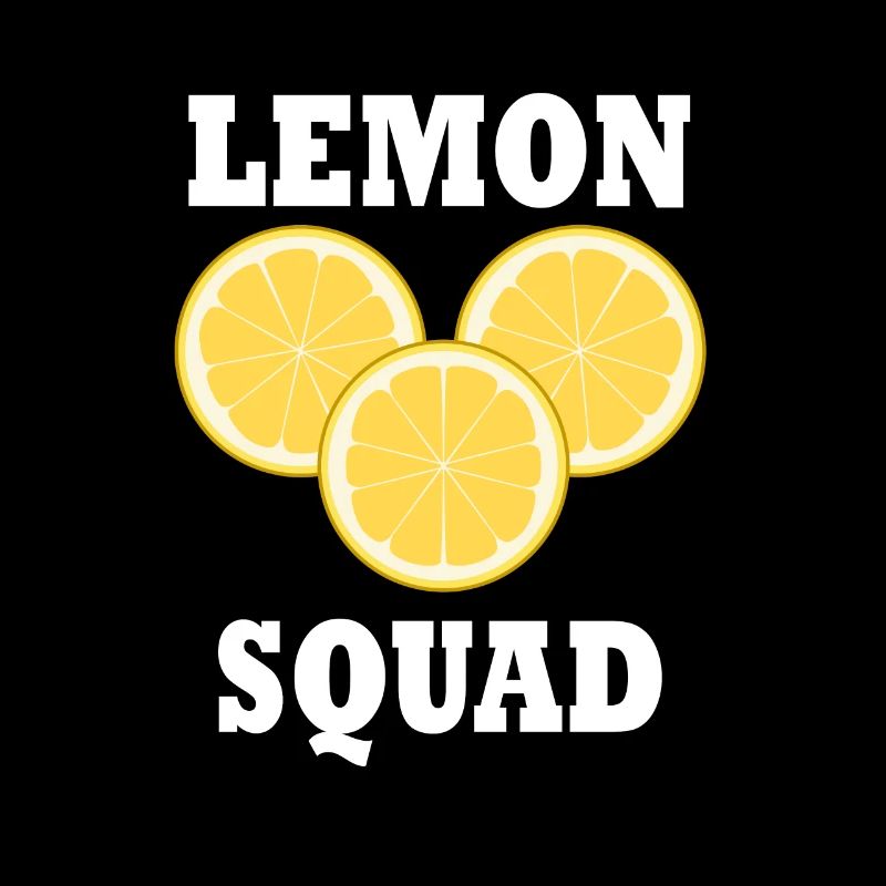 Team Lemonade Ironic Saying Exotic Fruit Lemon