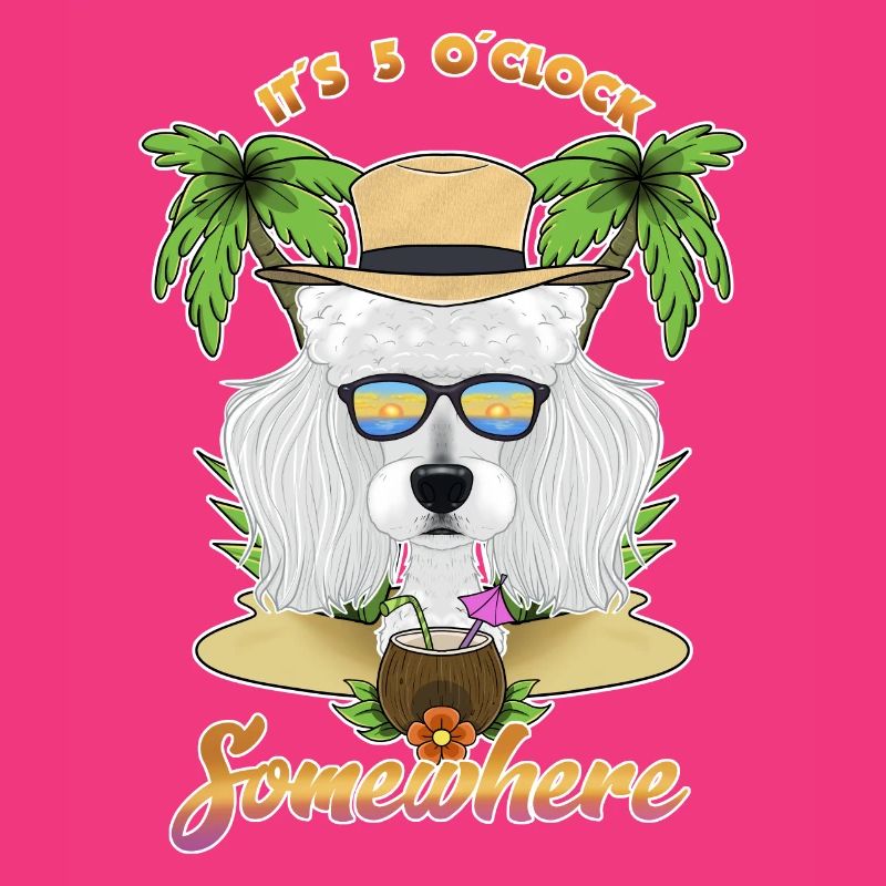 Il est 5 oClock quelque part en buvant du caniche