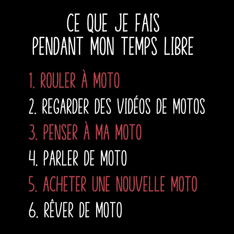 Moto Temps Libre Idée Cadeau Pour Motarde