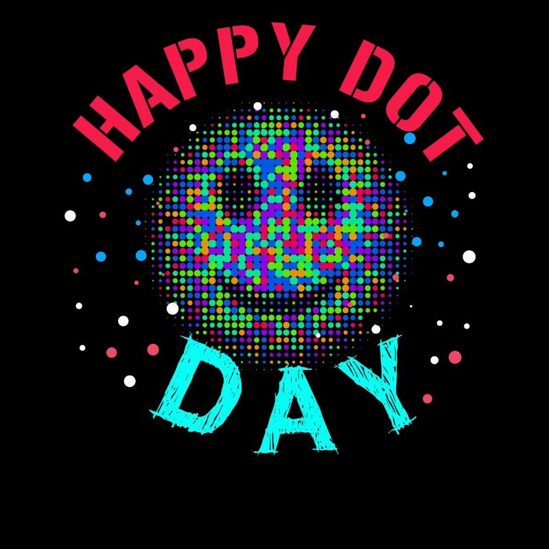 Dot Pattern Colorful Smile Happy Dot Day