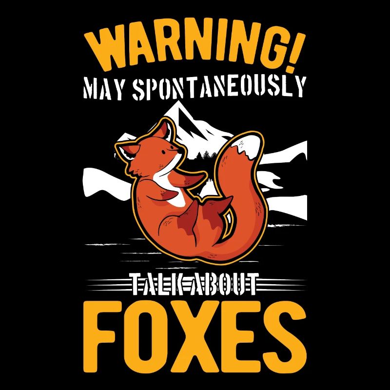 Avertissement Fox Gift Arctic Fox Redfucks
