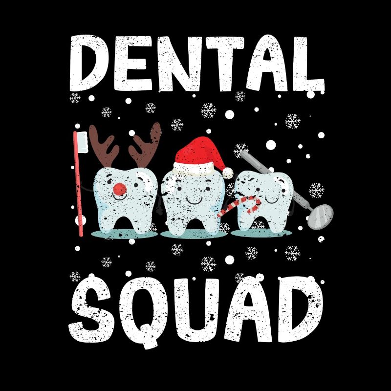 Dental Squad Teeth Dentiste Joyeux Noël