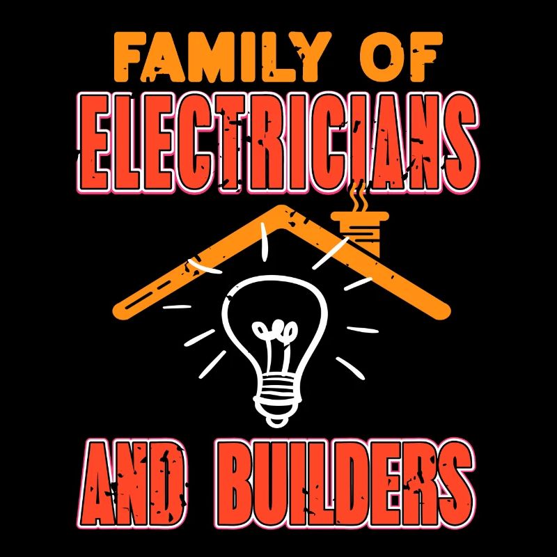 Famille d’électriciens et de constructeurs Cool Retro