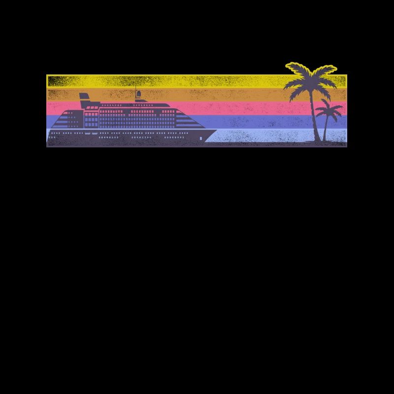 Cruise Ship Vacation Retro Vintage