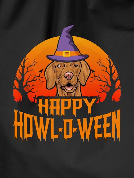 Vizsla Halloween Happy Howl-O-Ween