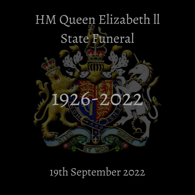 HM Queen Elizabeth ll State Funeral Commemorative