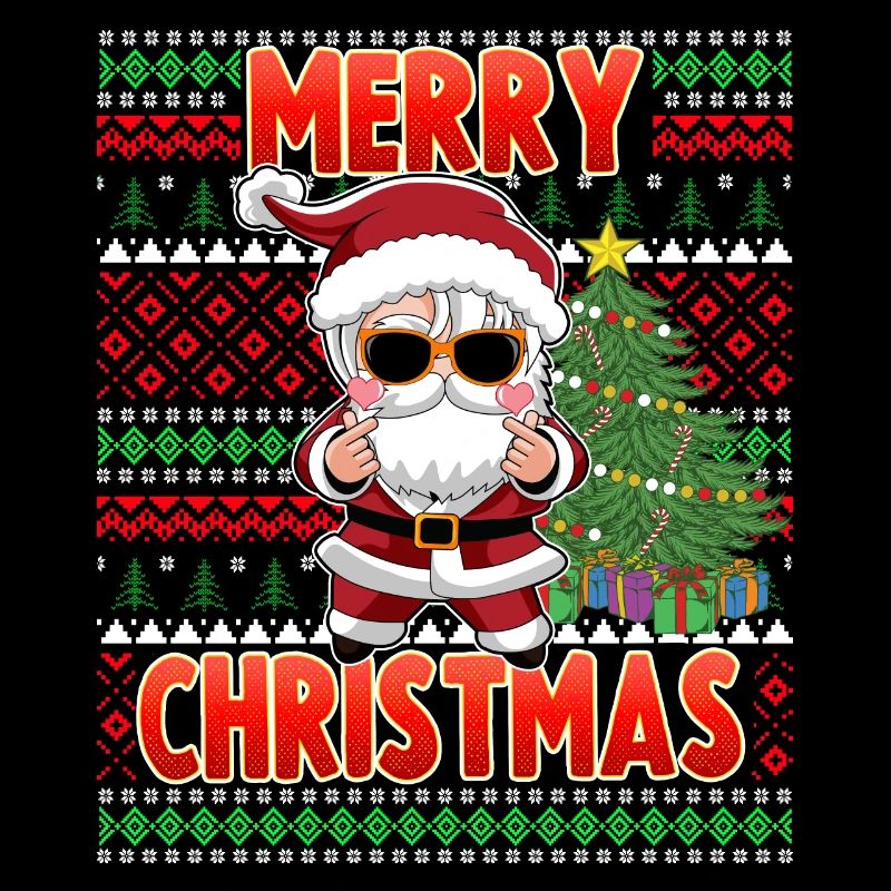 Cool K Pop Père Noël Noël K Pop