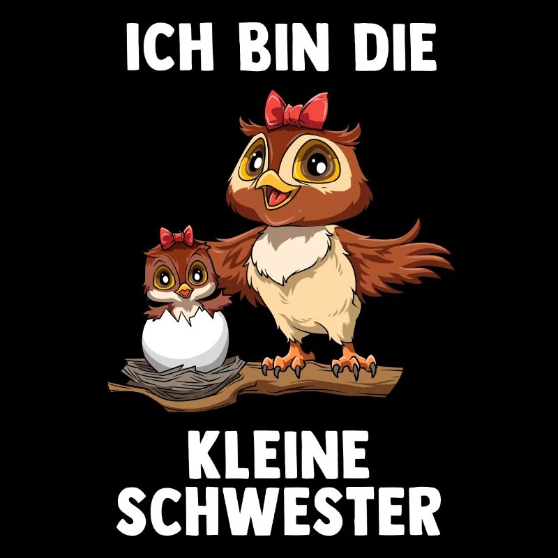Eule kleine Schwester Ich bin die kleine Schwester