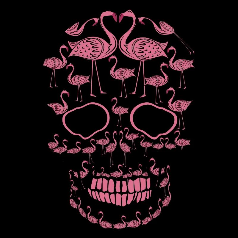 Flamaingo Skeleton Horror Scary Halloween