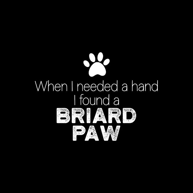 Main Briard Patte