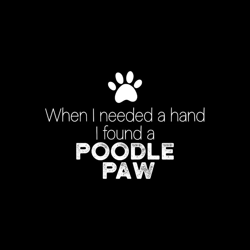 Patte de caniche à main