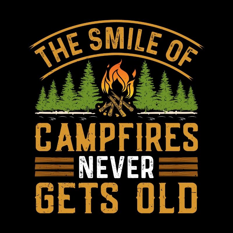 Camping campfire