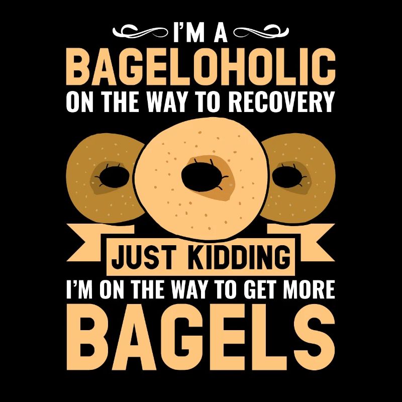 Bagel Spruch Geschenk