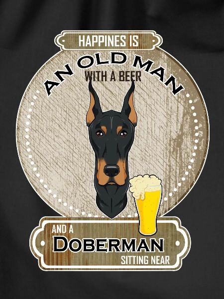 Doberman Dad Beer Lover