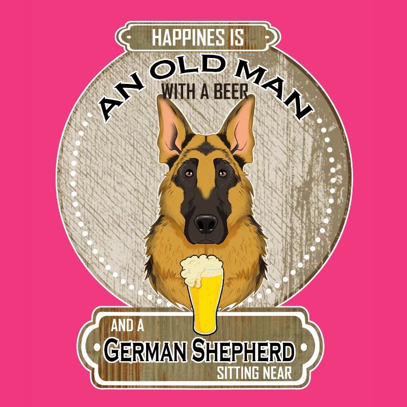 German Shepherd Dad Beer Lover