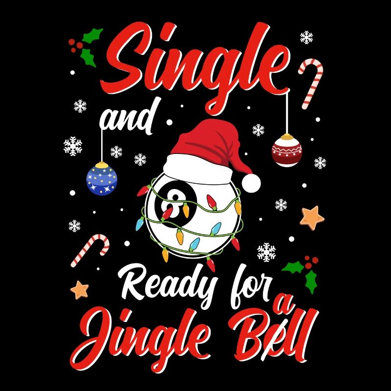 Fun Pool Ball Costume Single and ready for Jingle